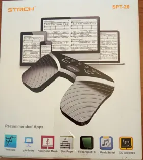SPT-20 STRICH Wireless Page Turner Pedal