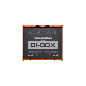 DI-2 STUDIOMAN Dual Channel Passive Di Box Balanced Xlr Trs