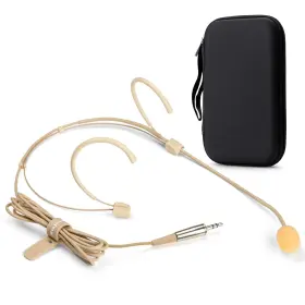 8772 SUJEETEC Headset Microphone Discreet Double Earhook Mic