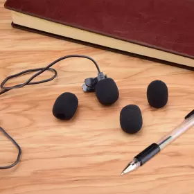 705409785809 SUNMNS Pack Mini Lapel Headset Microphone Foam #2