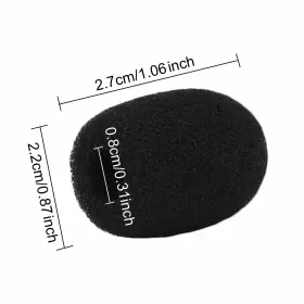 705409785809 SUNMNS Pack Mini Lapel Headset Microphone Foam #3