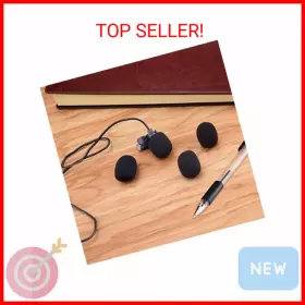 726084399426 SUNMNS Pack Mini Lapel Headset Microphone Foam #2
