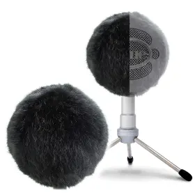 B07MYXJ87H SUNMON Snowball Furry Windscreen Cover Muff Mic