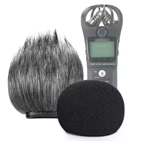 793740658876 SUNMON Zoom Recorder Foam Deadcat Pop Filter Fur