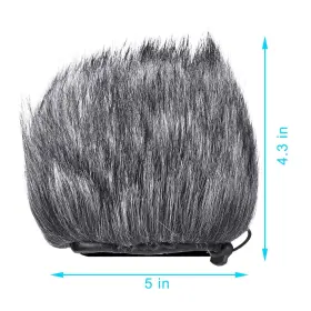793740658906 SUNMON Windscreen Microphone Wind Muff Zoom Fur #3