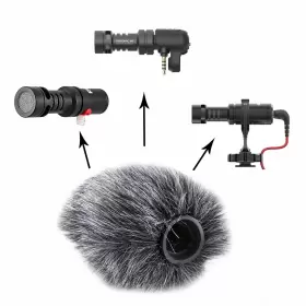MAIK1989EFENG SUNMON Furry Windscreen Muff Mic Pop Filter #2