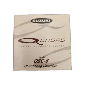 QSC-6 SUZUKI Qchord Card Holiday Song Cartridge