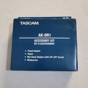 AK-DR1 TASCAM Tripod Adapter Mic Stand Windscreen Kit