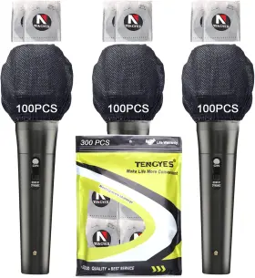 313097971918 TENGYES Pack Microphone Hygiene Covers Handheld