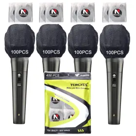 Mic-cover TENGYES Disposable Microphone Hygiene Covers Ktv
