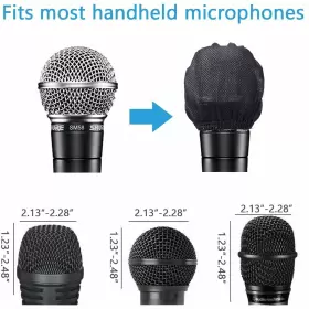 661558336999 TENGYES Pack Microphone Hygiene Covers Handheld #2