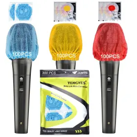 Mic-covers TENGYES Pack Microphone Hygiene Multicolored