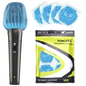 Miccover TENGYES Microphone Hygiene Covers Disposable Mic