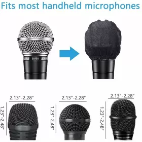 664918889081 TENGYES Pack Microphone Hygiene Covers Handheld #2