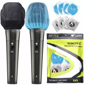 664918889081 TENGYES Pack Microphone Hygiene Covers Handheld