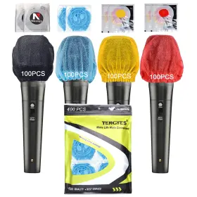 Miccovers TENGYES Disposable Microphone Covers Windscreen