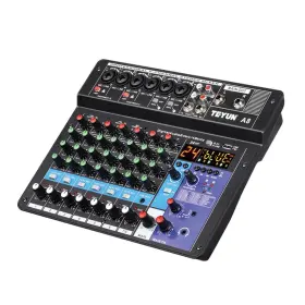 8-CHANNEL TEYUN Mixer Sound Mixing Console