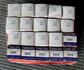 5879 TONGSOL Tungsol Vacuum Tubes High