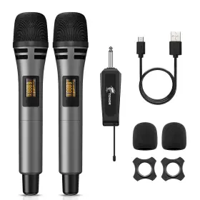 23023 TONOR Wireless Uhf Dual Karaoke Microphone Microfonos