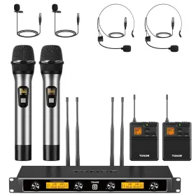 23167 TONOR Uhf Wireless Microphones Cordless Handheld