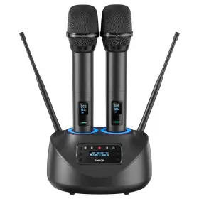 30108-TW790 TONOR Rechargeable Wireless Microphone Dual Uhf