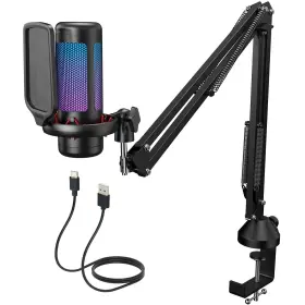 TC310 TONOR Gaming Usb Microphone Set Condenser Mic Boom Arm