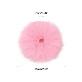 743151440614 UXCELL Pack Furry Microphone Windscreen Mic Pink #2