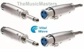 VWXLRF14M VITAL WAVE TECHNOLOGY Xlr Mono Male Microphone Mic #2