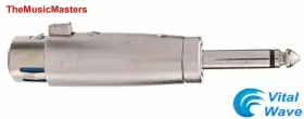VWXLRF14M VITAL WAVE TECHNOLOGY Xlr Mono Male Microphone Mic #3