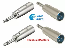 VWXLRM14M VITAL WAVE TECHNOLOGY Xlr Mono Male Microphone Mic #2