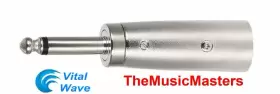 VWXLRM14M VITAL WAVE TECHNOLOGY Xlr Mono Male Microphone Mic #3