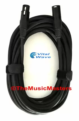 VWXLRMF100BJS VITAL WAVE TECHNOLOGY Xlr Microphone Mic Cable #3