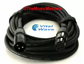 VWXLRMF100BJS VITAL WAVE TECHNOLOGY Xlr Microphone Mic Cable