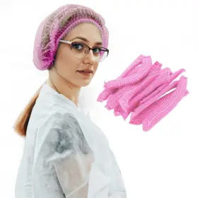 BST-01 WECOLOR Pack Disposable Nonwoven Bouffant Caps Hair Sp