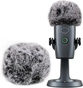 445041991970 WEIBOND DIRECT Yeti Nano Pop Filter Furry Mic