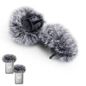 2PCS-DJI2-WIND-MUFF-BK WEISHAN Windscreen Dji Mic Osmo Pocket