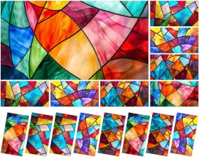 YM0930 WIOOFFEN Fluorescent Light Covers Magnets Classroom