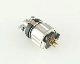 126-217 WIRE PRO Male Miniature Hexagonal Panel Connector