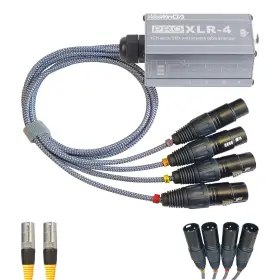 WDPRORJ45-XLR-4 WISWINDA Organized Channels Snake Cable Box