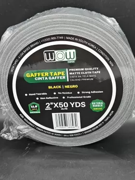 Rock-gaff-black AUDIO Pro Gaffers Tape Mils Wire #2