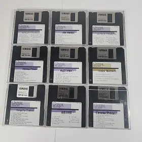 DO102W YAMAHA CLAVINOVA Floppy Jazz Piano Beatles
