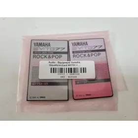 SY-TG77 YAMAHA Waveform Card Voice Data