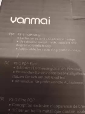 PS-1 YANMAI Pop Filter Microphone Professionals #3
