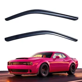 NYT-062 YLSCOO Window Visors Rain Guards Dodge Challenger