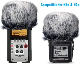 705353215155 YOUSHARES Furry Microphone Windscreen Muff Zoom #2
