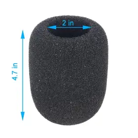 745695291783 YOUSHARES Microphone Pop Filter Mic Foam Cover #3
