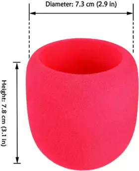 445028240220 YOUSHARES Foam Windscreen Microphone Cover Yeti #2