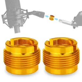 Youshares Mpn Mic Stand Adpt Pcs Gold Colour Adapter For Blue