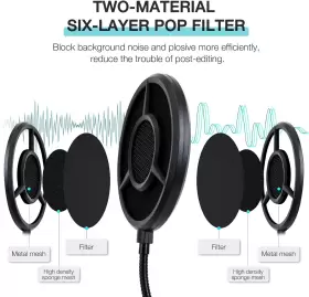 PST7 YOUSHARES Pop Filter Mic Yeti Quadcast Fifine Oth #2