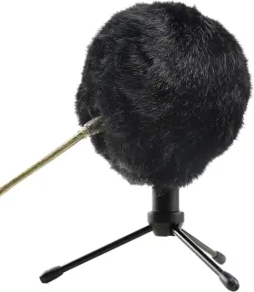 313032339384 YOUSHARES Snowball Fur Furry Windscreen Muff Pop #3